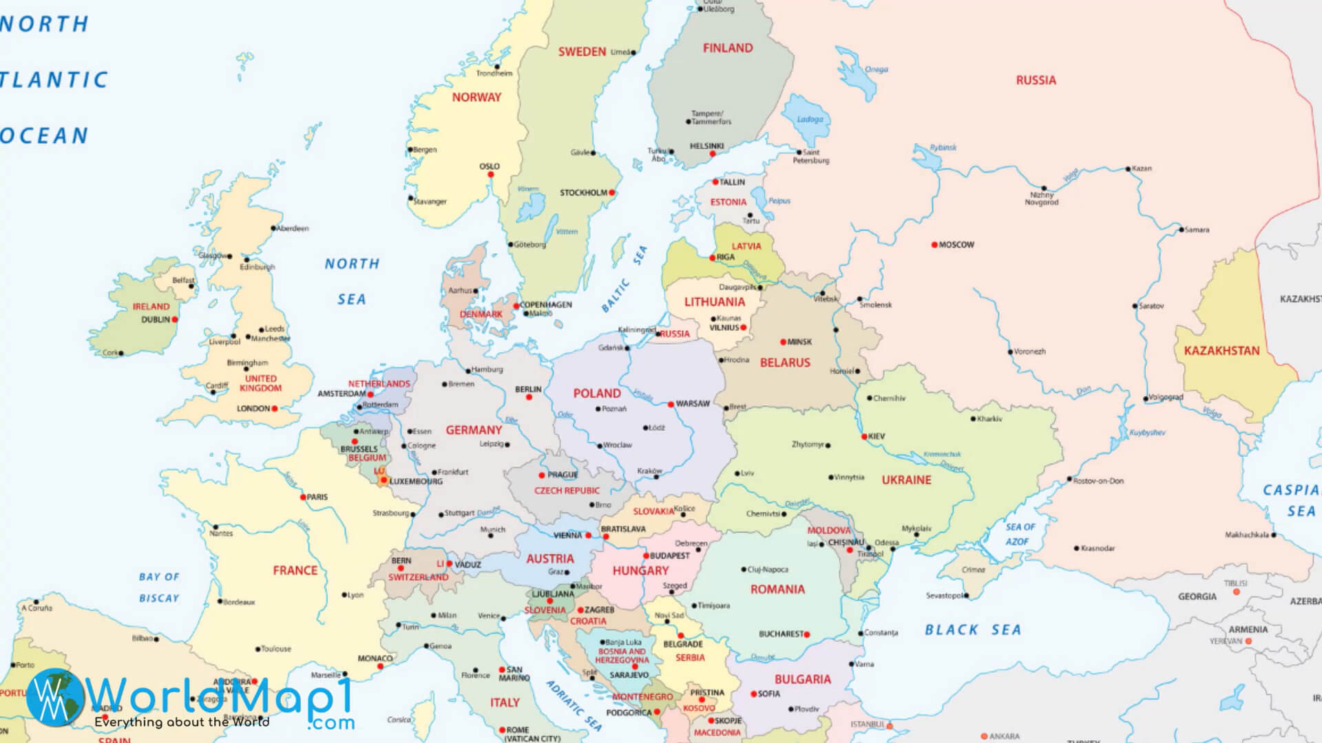 Where is Lithuania in Europe